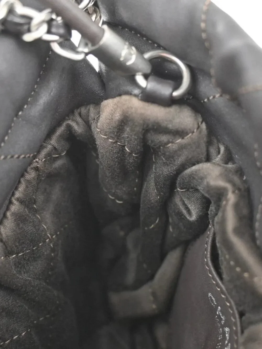 CHANEL leather has